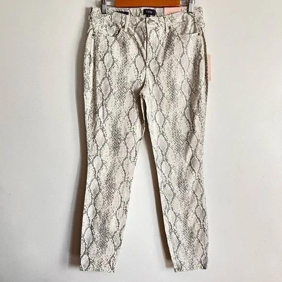 NYDJ Ami Skinny Snake Print Jean Size 8 - Picture 2 of 12